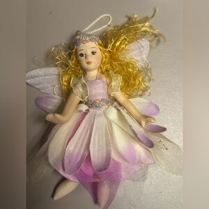 Flower fairy ornament